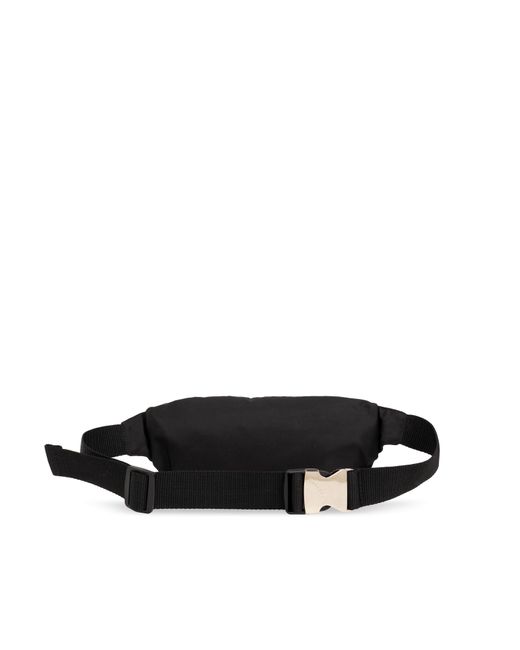 Etudes Studio Black Belt Bag With Logo, for men