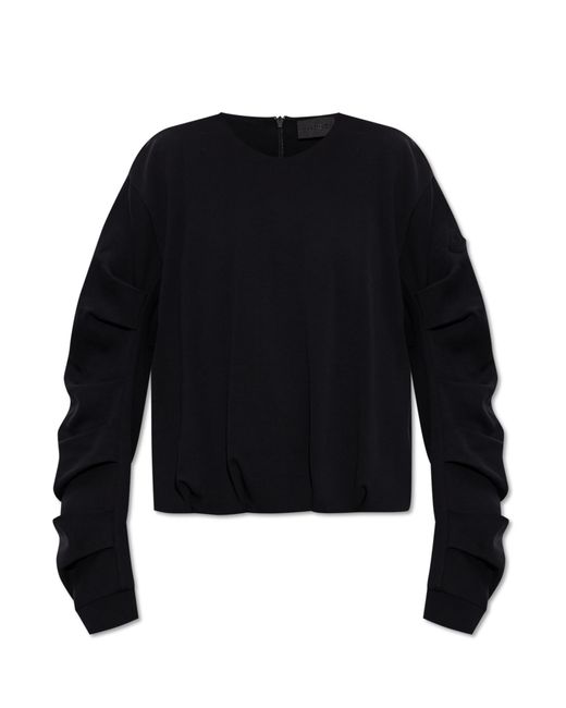 Moncler Blue Cotton Sweatshirt