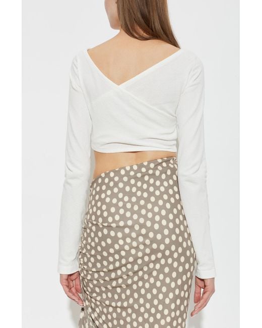 Alaïa White Short Top