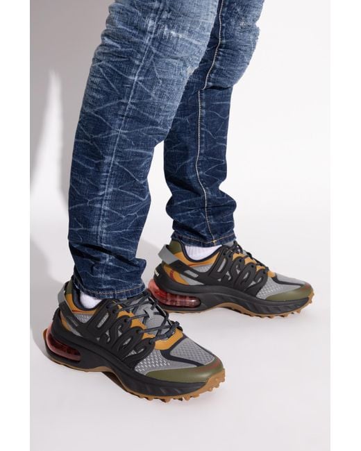 DSquared² Black Sports Shoes "Bubble" for men