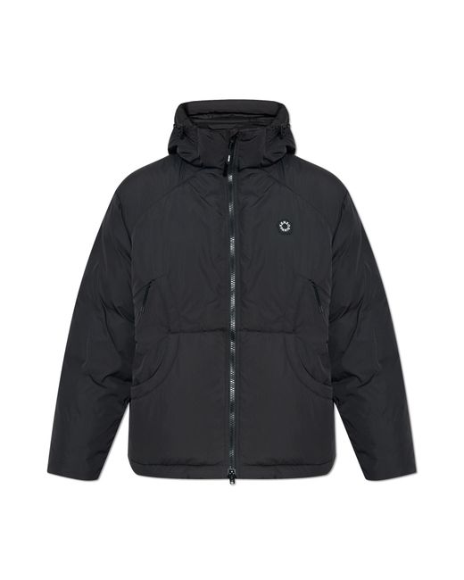 KENZO Blue Puffer Jacket With Logo for men