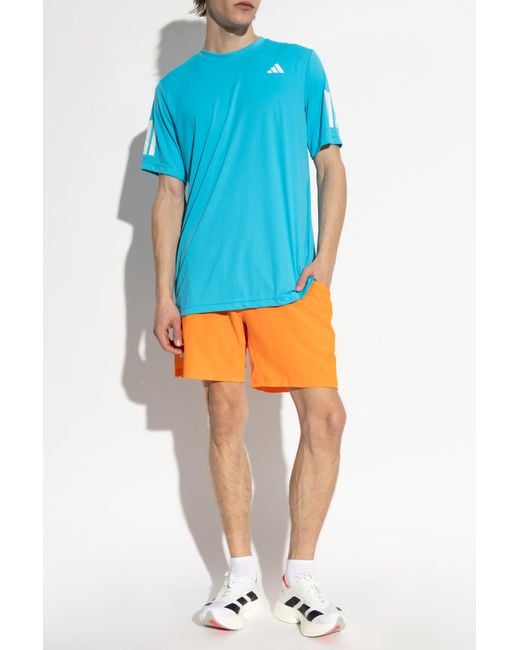 Adidas Originals Blue Training T-Shirt With Logo for men
