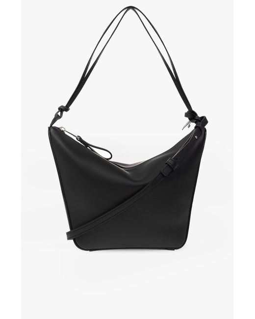 Loewe Black 'Hammock Mini' Hobo Bag