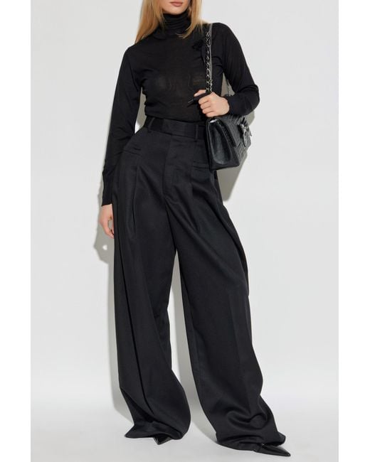 DSquared² Black Wool Trousers