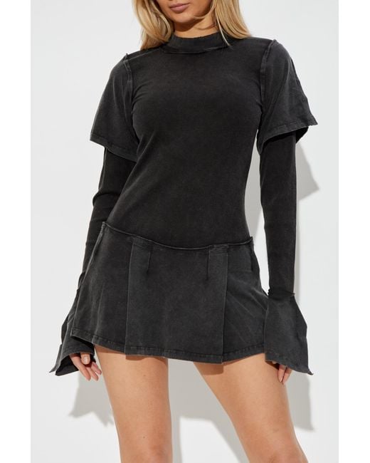 KNWLS Black 'Bellona' Dress