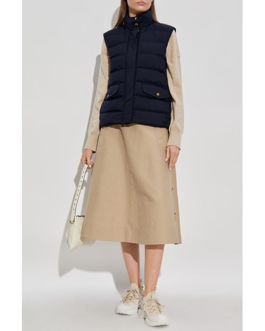 Moncler Blue Down Vest 'Besset'