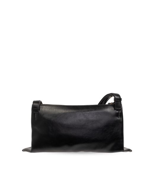 Jil Sander Black 'empire' Shoulder Bag With Logo,