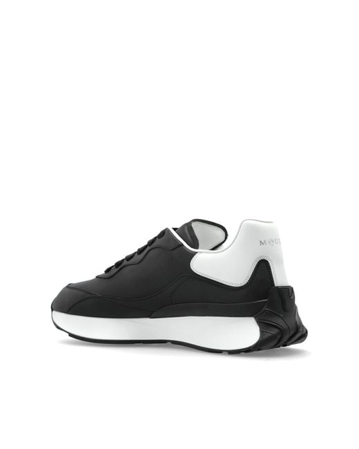 Alexander McQueen Black Sports Shoes With Logo for men