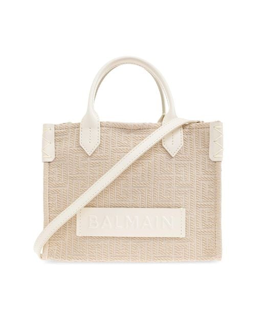 Balmain Natural Bag 'B-Army Small'