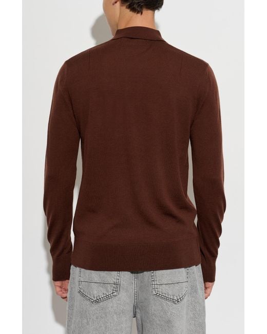 AllSaints Black Polo 'Mode' for men