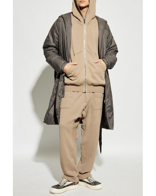 Rick Owens Natural Rick Owens Gimp Hoodie for men