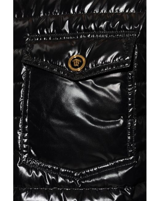 Versace Black Puffer Jacket for men