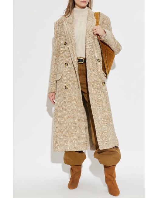 Isabel Marant Natural Coat 'Pilda'