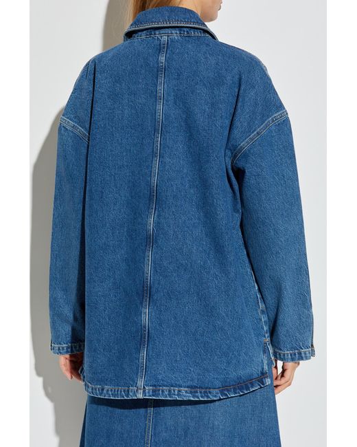Anine Bing Blue Denim Jacket "Luca"