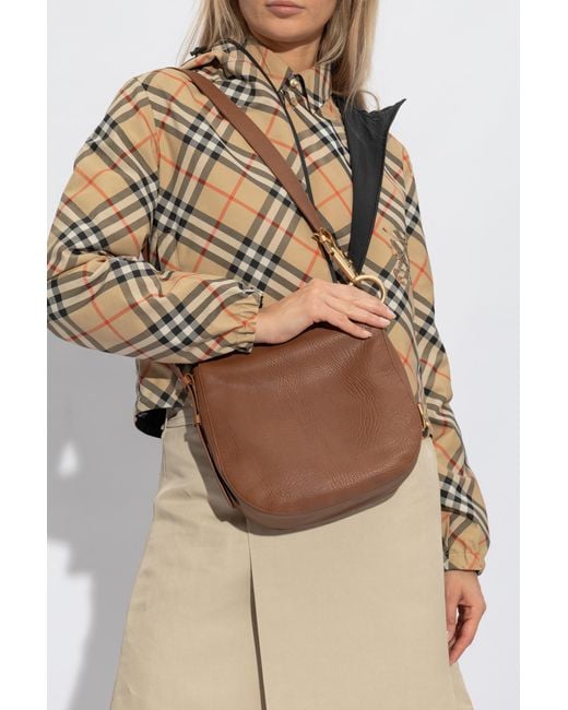 Burberry Brown Knight Small Shoulder Bag