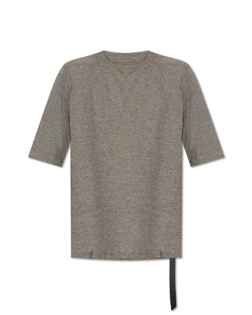 Rick Owens Gray Short-Sleeve T-Shirt
