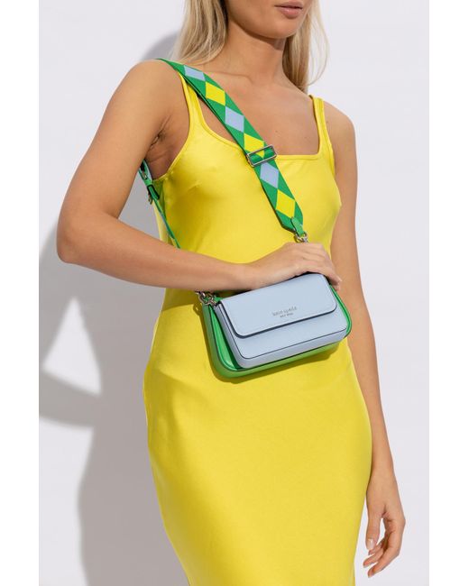Kate Spade Yellow ‘Double Up’ Shoulder Bag, , Light