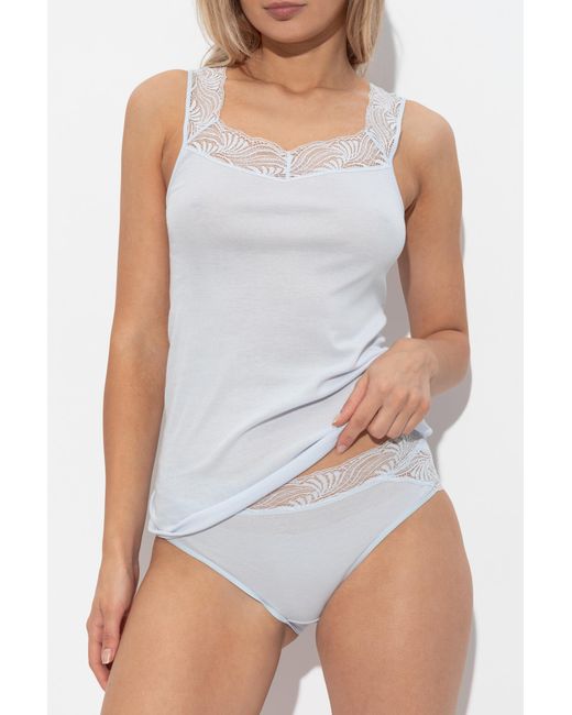 Hanro White Figi "Cotton Delight"