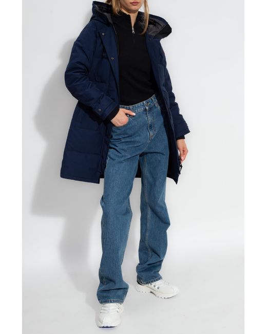 Canada Goose Blue 'Shelburne' Down Parka