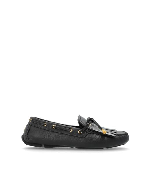 Jimmy Choo Black 'Manon' Moccasins