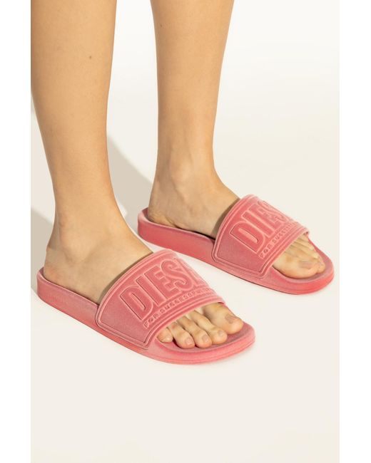 DIESEL Pink Flip-Flops 'Sa-Mayemi'