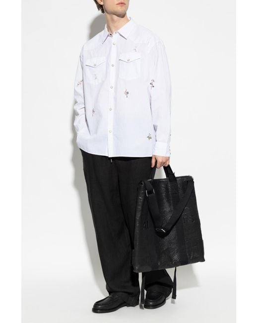 AllSaints White 'Portman' Shirt for men