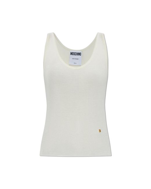 Moschino Natural Wool Top