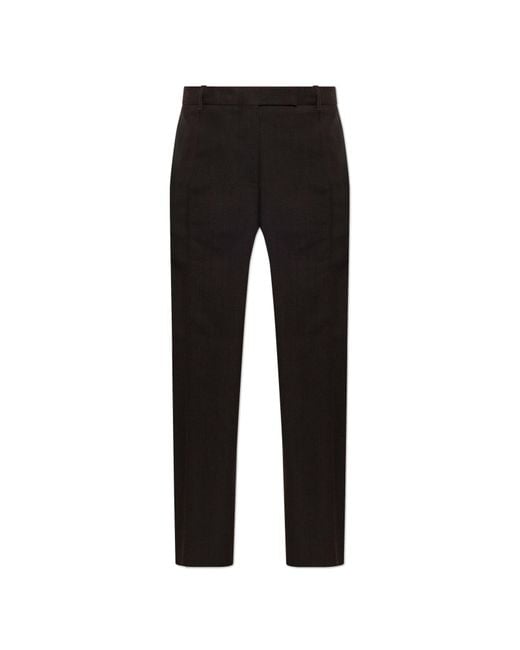 Studio Nicholson Black Wool Trousers 'Quarte'