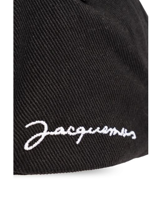 Jacquemus Black Cap With Logo