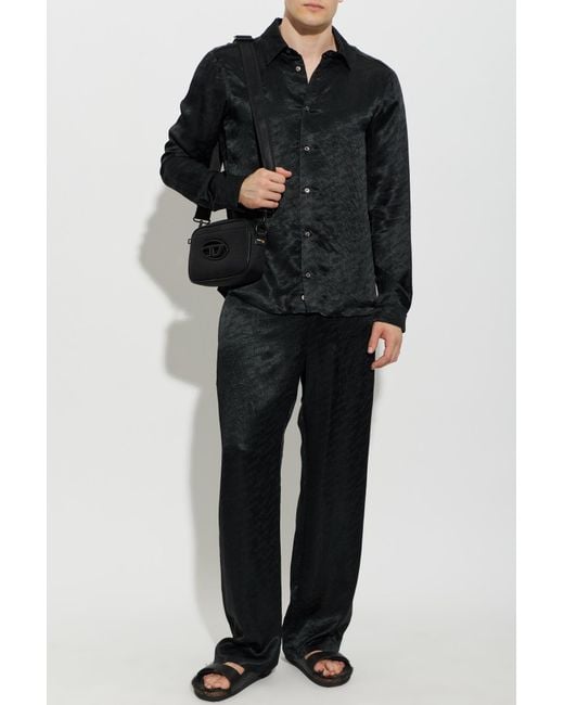 DIESEL Black Trousers 'P-Theck-Efbz' for men