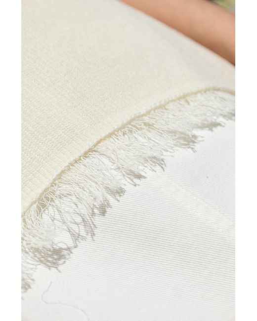 By Malene Birger White Polo With Fringes