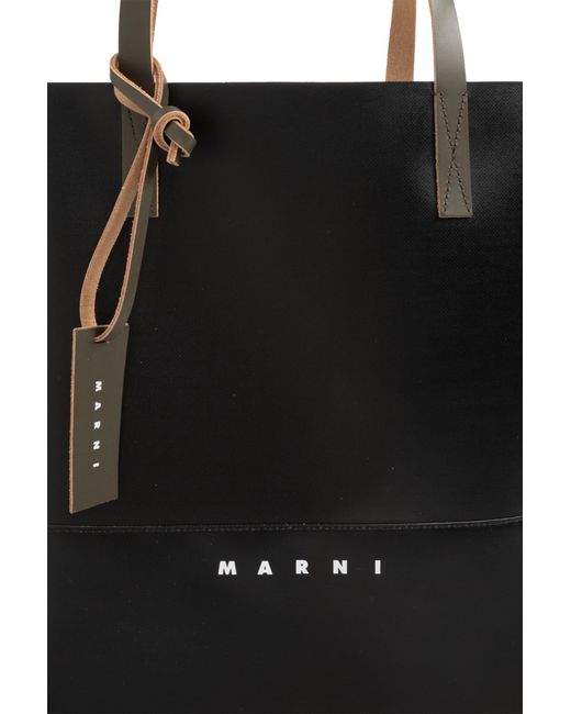 Marni Black Shopper Bag for men