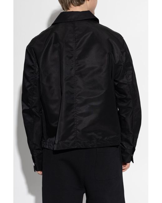 AMI Black Jacket With Pockets for men
