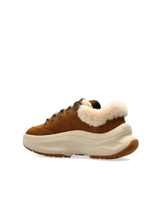 Moon Boot Brown 'Moon247 City Shearling' Sports Shoes