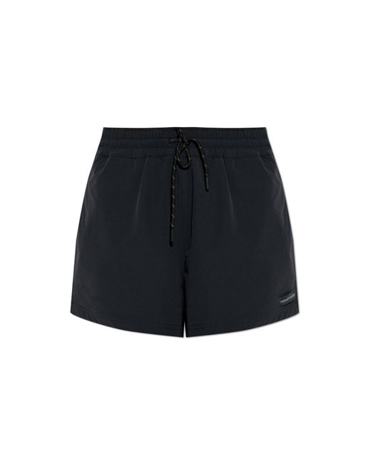 Rethinkit Studios Blue Shorts With Logo Patch