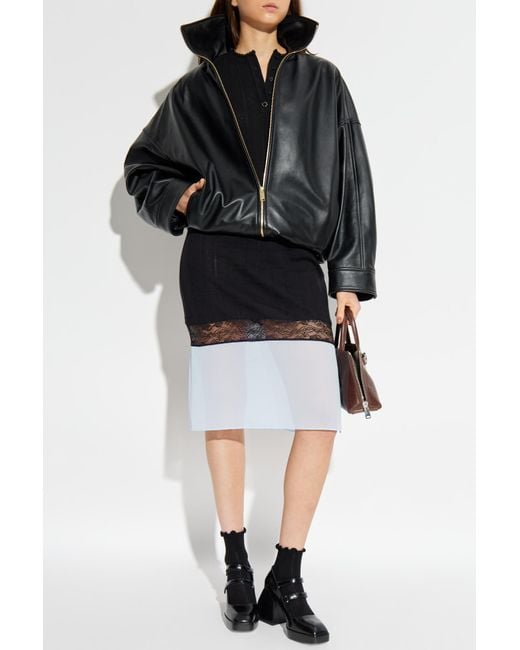 Coperni Black Dress With Long Sleeves