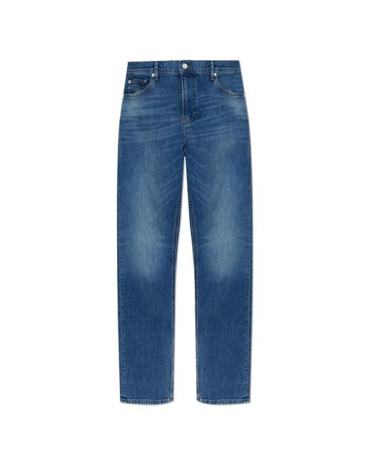 FRAME Blue Jeans With Tapered Legs for men