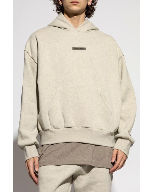 Fear Of God Natural Sweatshirt With Logo for men