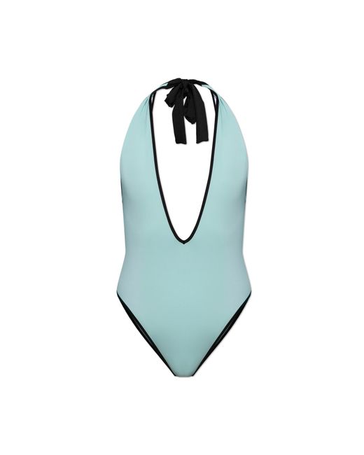 Balmain Blue One-Piece Swimsuit
