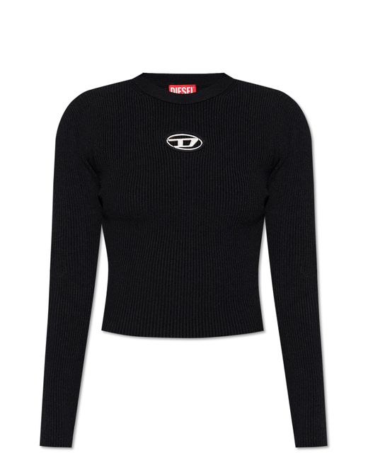 DIESEL Black Sweater `M-Valari`