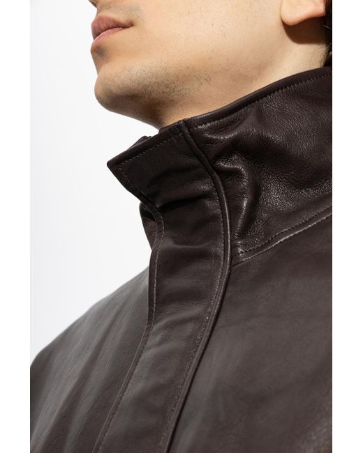 Arma Brown Leather Jacket 'Paulo' for men