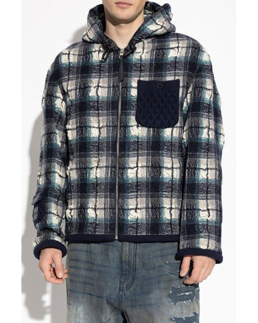 Loewe Blue Jacket With Pocket for men