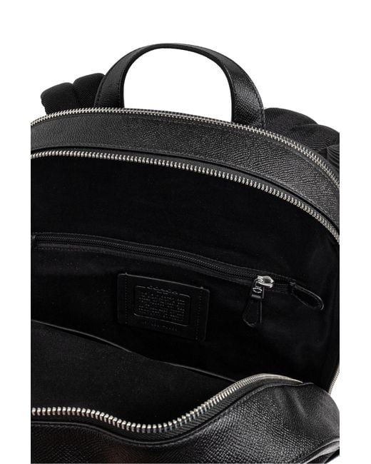 COACH Black 'Wade' Backpack for men