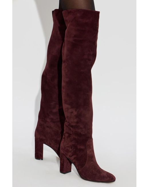 Gianvito Rossi Brown Heeled Boots 'Glen'