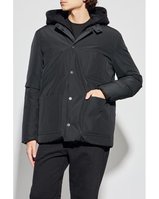 Moncler Blue Reversible Down Jacket 'Ouille' for men