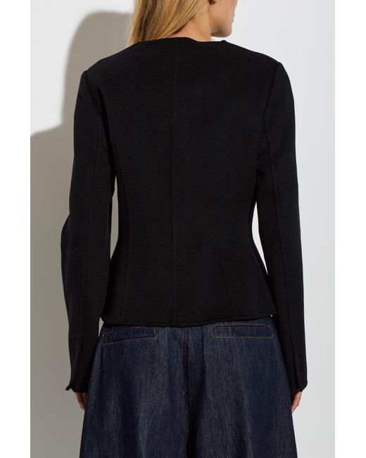 Arma Black Wool Jacket 'Lorena'