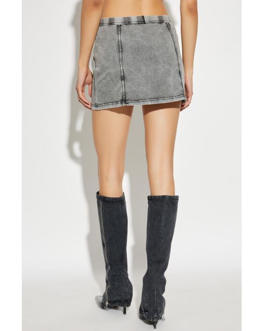 DIESEL Gray Skirt O-Allegra-Mini