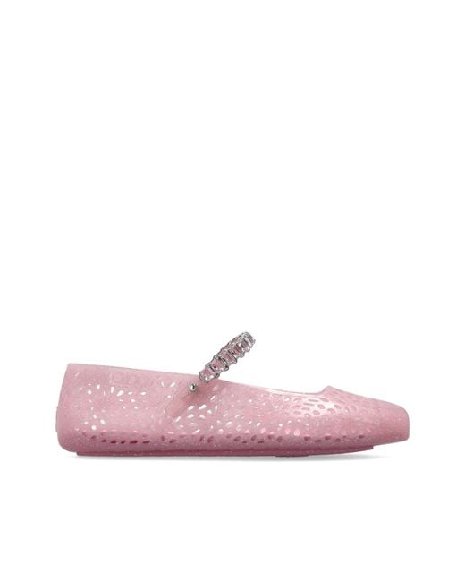 Jimmy Choo Pink Ballerinas 'The Jelly'