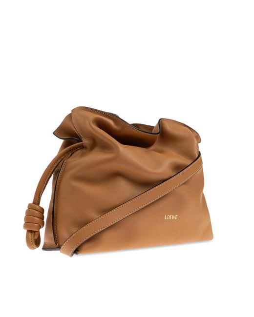 Loewe Brown Handbag "Flameno Medium"