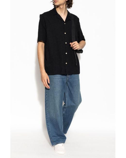 AllSaints Black Shirt 'Robson' for men